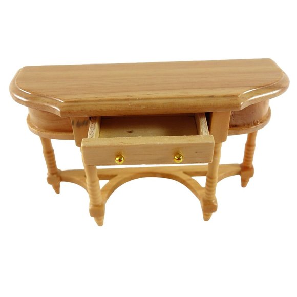Mayberry Street Miniatures Dollhouse Furniture Side Table with Drawer 1:12 Scale - Picture 1 of 6